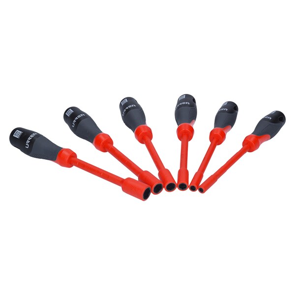1000V trimaterial SAE nut driver set 6Pc